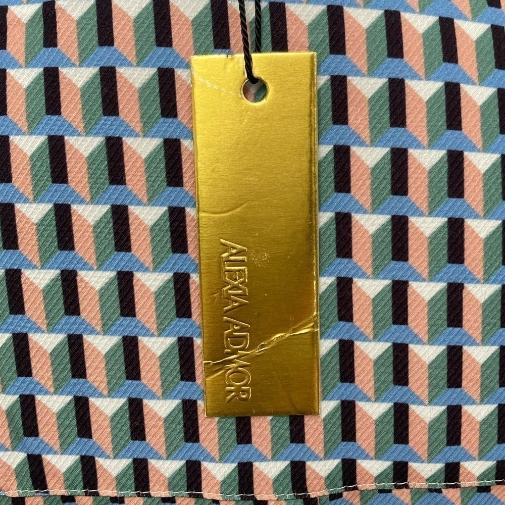 Alexia Admor Shirt Dress NWT Geometric Alexia Admor Shirt Dress Patterned Print - Picture 10 of 15